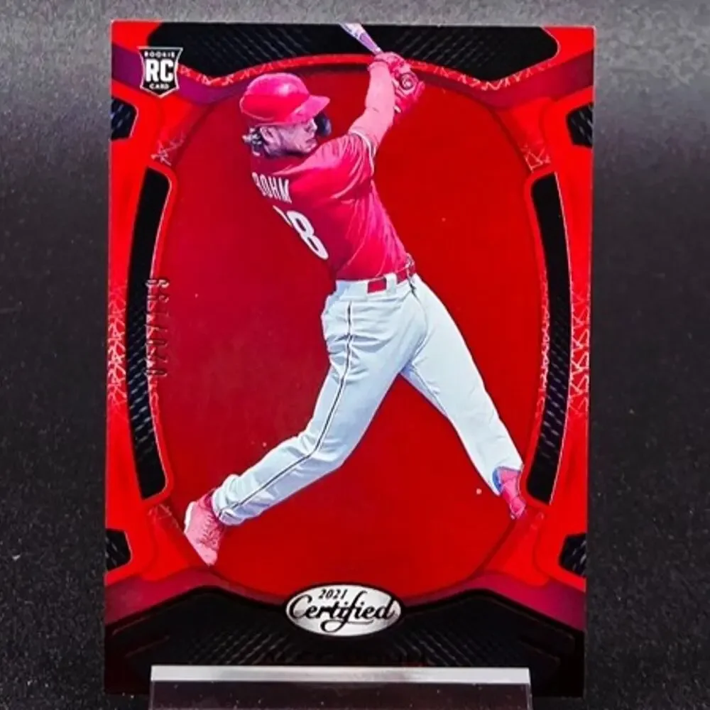 Alec Bohm Revolution Groove Rookie Mojo Certified Red /199 RC Phillies Star